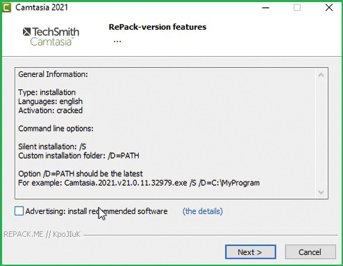 Camtasia 2021 Google Driver
