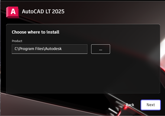 Chọn đường dẫn cài đặt và nhấn Next để tiếp tục quá trình cài đặt