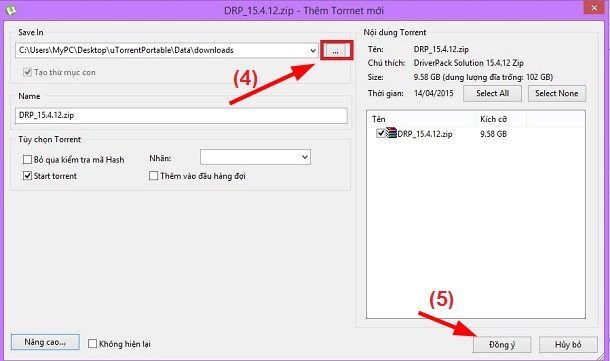 cách tải file torrent 1